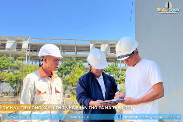 Dịch vụ thi công xây nhà phần thô Cà Ná năm 2026 - Thi công theo gói